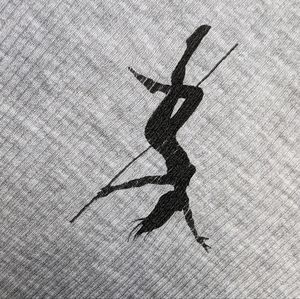 ❤️ Pole Dance Fitness Tank Top in Grey & Black by Zenana